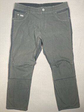 Kuhl Radikl 7 Pocket Outdoor Hiking Gray Pants - Men Size 38 X 30